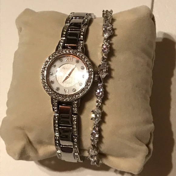 armitron watch and bracelet set
